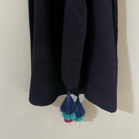 Marie Oliver Blue Sheath Dress Sleeveless V-Neck - Picture 3 of 13